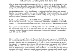 Công văn 3365/TCT-KK năm 2013 khấu trừ thuế giá trị gia tăng Tổng cục Thuế