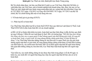 Công văn 13706/BTC-TCT năm 2013 bổ sung công văn 7527/BTC-TCT