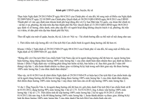 Công văn 2381/LS:NV-TC 2013 chính sách cán bộ cấp xã chi bồi dưỡng Trưởng ban công tác Mặt trận Hà Nội