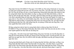 Công văn 4261/BHXH-TCCB năm 2013 công viên chức không uống rượu bia trong ngày làm việc