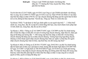 Công văn 3649/TCT-TNCN năm 2013 khai nộp thuế thu nhập cá nhân chuyển nhượng bất động sản