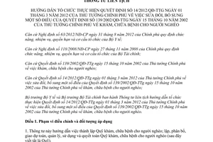 Thông tư liên tịch 33/2013/TTLT-BYT-BTC khám chữa bệnh người nghèo