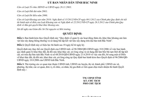 Quyết định 360/2013/QĐ-UBND quản lý thăm dò khai thác khoáng sản làm vật liệu xây dựng Bắc Ninh
