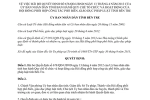 Quyết định 1756/QĐ-UBND 2013 bãi bỏ Quyết định 678/QĐ-UBND hoạt động Hội đồng phổ biến pháp luật