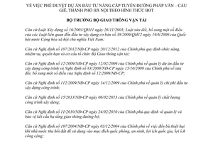 Quyết định số 3086/QĐ-BGTVT 2013 Dự án đầu tư nâng cấp đường Pháp Vân Cầu Giẽ Hà Nội BOT