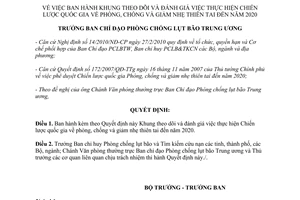 Quyết định 257/QĐ-PCLBTW 2013 Chiến lược quốc gia phòng chống giảm nhẹ thiên tai đến 2020