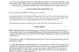 Quyết định 53/2013/QĐ-UBND quản lý tổ chức bộ máy cán bộ công chức doanh nghiệp nhà nước