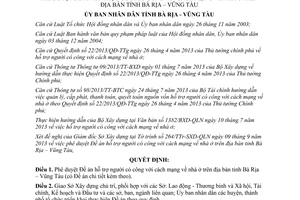 Quyết định 41/2013/QĐ-UBND hỗ trợ người có công cách mạng nhà ở Bà Rịa Vũng Tàu