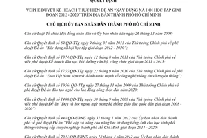 Quyết định 5506/QĐ-UBND 2013 Kế hoạch Xây dựng xã hội học tập 2012 2020 Hồ Chí Minh