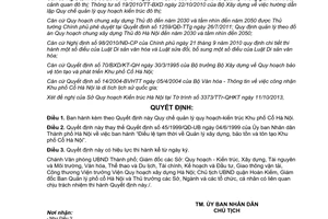 Quyết định 6398/QĐ-UBND 2013 Quy chế quản lý quy hoạch kiến trúc Khu phố Cổ Hà Nội