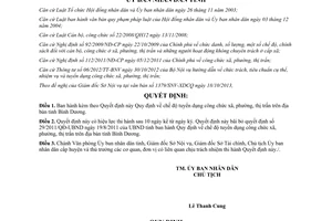 Quyết định 32/2013/QĐ-UBND chế độ tuyển dụng công chức xã phường thị trấn Bình Dương