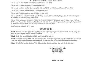 Quyết định 20/2013/QĐ-UBND phối hợp xác minh cung cấp thông tin lý lịch tư pháp Điện biên