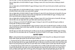 Kế hoạch 2151/KH-UBND năm 2013 thủ tục hành chính đăng ký kinh doanh Sở Kế hoạch Đầu tư Ninh Thuận