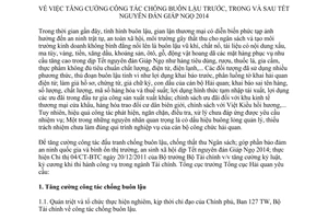 Chỉ thị 6287/CT-TCHQ năm 2013 tăng cường chống buôn lậu trước trong sau Tết Nguyên đán 2014