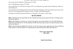 Quyết định 58/2013/QĐ-UBND phối hợp quản lý nhà nước khoáng sản Nghệ An