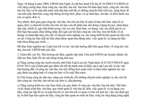 Chỉ thị 29/2013/CT-UBND nâng cao hiệu quả công tác văn thư lưu trữ tỉnh Nghệ An