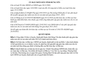 Quyết định 2058/QĐ-UBND công nhận đạt chuẩn phổ cập giáo dục mầm non cho trẻ năm tuổi