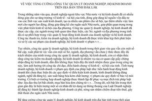 Chỉ thị 07/2013/CT-UBND năm 2013 tăng cường quản lý doanh nghiệp hộ kinh doanh Đắk Lắk