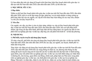 Kế hoạch 1913/KH-UBND triển khai thực hiện quy hoạch phát triển giáo dục đào tạo Hà Nam 2020 2030