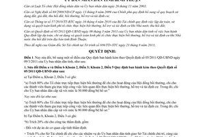 Quyết định 45/2013/QĐ-UBND sửa đổi Quyết định bồi thường Nhà nước thu hồi đất Bình Thuận