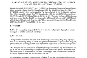 Kế hoạch 160/KH-UBND năm 2013 chiến lược phát triển gia đình Việt Nam 2020 2030 Hà Nội