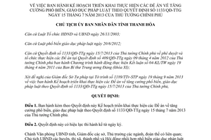 Quyết định 3508/QĐ-UBND 2013 phổ biến giáo dục pháp luật theo 1133/QĐ-TTg tỉnh Thanh Hóa