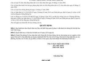 Quyết định 36/2013/QĐ-UBND quản lý phạm vi đất đường bộ Tiền Giang