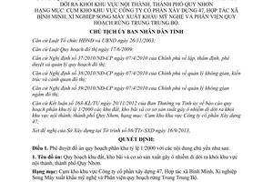 Quyết định 3060/QĐ-UBND năm 2013 phê duyệt quy hoạch phân khu tỷ lệ 1/2000 Bình Định