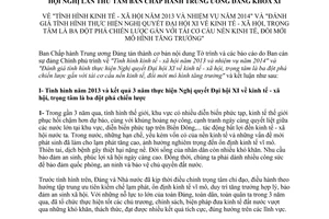 Kết luận 74-KL/TW 2013 tái cơ cấu nền kinh tế đổi mới mô hình tăng trưởng