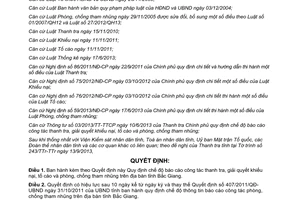 Quyết định 557/2013/QĐ-UBND Quy định giải quyết khiếu nại phòng chống tham nhũng Bắc Giang