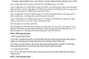 Thông tư 154/2013/TT-BTC phí thẩm định cấp giấy phép hoạt động cơ sở điều trị nghiện