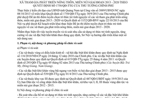 Hướng dẫn 1210/SNV-CTTN 2013 trí thức trẻ tình nguyện về xã theo 1758/QĐ-TTg Quảng Nam