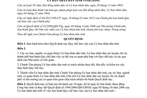 Quyết định 10/2013/QĐ-UBND Quy chế làm việc Ủy ban nhân dân Vĩnh Long