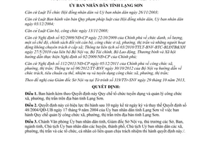 Quyết định 24/2013/QĐ-UBND Quy chế tổ chức tuyển dụng quản lý công chức Lạng Sơn