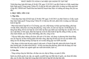 Kế hoạch 119/KH-UBND 2013 phát triển và nâng cao hiệu quả kinh tế tập thể Thanh Hóa