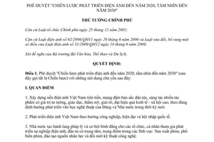 Quyết định 2156/QĐ-TTg năm 2013 phê duyệt Chiến lược phát triển điện ảnh đến năm 2020