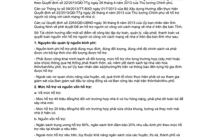 Hướng dẫn 4772/HD-STC 2013 lập dự toán quyết toán nguồn vốn hỗ trợ người có công cách mạng Quảng Ninh