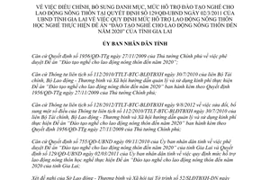 Quyết định 622/QĐ-UBND 2013 sửa đổi mức hỗ trợ đào tạo nghề cho lao động nông thôn Gia Lai