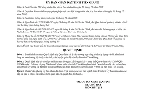 Quyết định 41/2013/QĐ-UBND xử lý công trình đất nằm hành lang an toàn đường bộ Tiền Giang