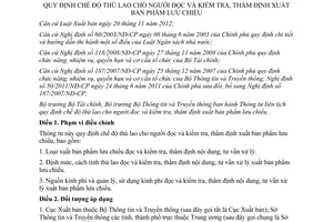 Thông tư liên tịch 169/2013/TTLT-BTC-BTTTT chế độ thù lao người đọc kiểm tra xuất bản phẩm