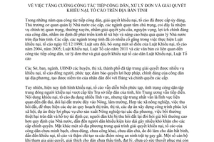 Chỉ thị 08/2013/CT-UBND tiếp công dân xử lý đơn giải quyết khiếu nại tố cáo tỉnh Đắk Lắk