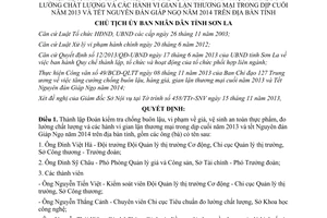 Quyết định 2726/QĐ-UBND năm 2013 thành lập Đoàn kiểm tra chống buôn bán hàng cấm 2014 Sơn La