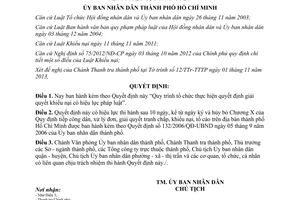 Quyết định 50/2013/QĐ-UBND Quy trình giải quyết khiếu nại có hiệu lực pháp luật Hồ Chí Minh