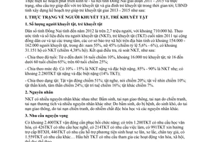 Kế hoạch 9971/KH-UBND năm 2013 trợ giúp trẻ khuyết tật Đồng Nai 2013 2015