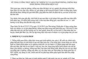 Chỉ thị 10/CT-UBND năm 2013 tăng cường phòng chống mại dâm Lâm Đồng