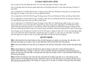 Quyết định 25/2013/QĐ-UBND phối hợp tiếp nhận xử lý kiến nghị quy định hành chính Tuyên Quang