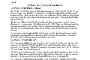 Báo cáo 9344/BC-BQP năm 2013 Chương trình phòng chống mại dâm 2011 2013