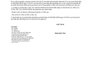 Quyết định 3805/QĐDC-UBND năm 2013 bổ sung Bộ thủ tục hành chính Sở Nông nghiệp Đồng Nai