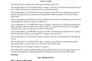Thông tư 173/2013/TT-BTC quản lý xử lý tang vật phương tiện vi phạm hành chính bị tạm giữ tịch thu