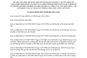 Quyết định 30/2013/QĐ-UBND hệ số trượt giá bồi thường nhà cửa Quảng Nam